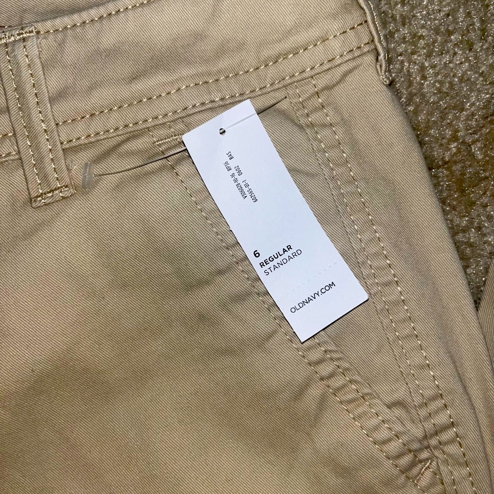 Bootcut khaki pants